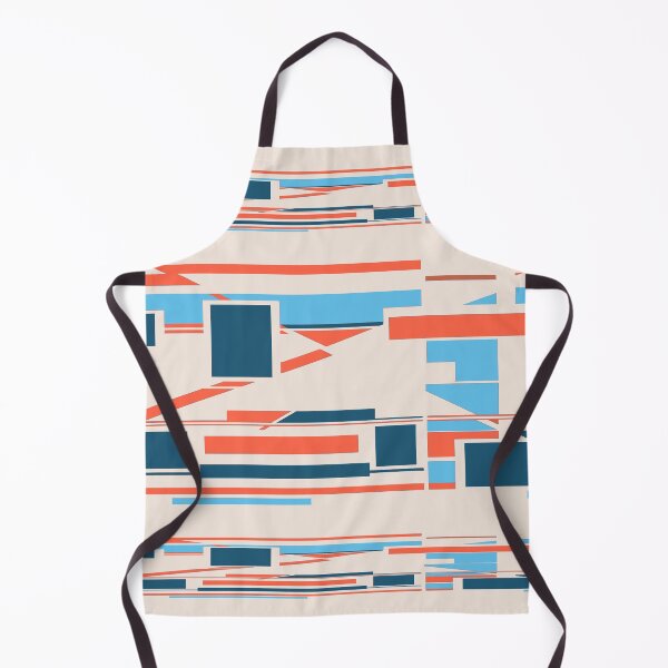 Artikelvorschau, Türkis Orange Blau auf Beige Südwest Design in Reihen entworfen und verkauft von ElasticPixels.