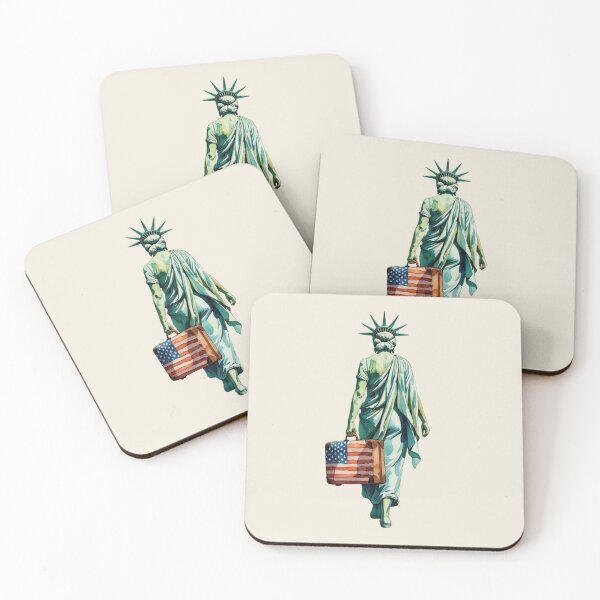 Item preview, Statue of Liberty leaving  designed and sold by FatBirdie.