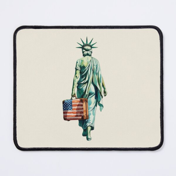 Item preview, Statue of Liberty leaving designed and sold by FatBirdie.