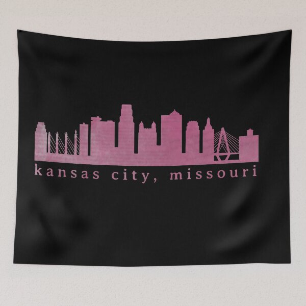 Item preview, Kansas City Skyline Watercolor Grunge - Bold 20 designed and sold by calliew1217.