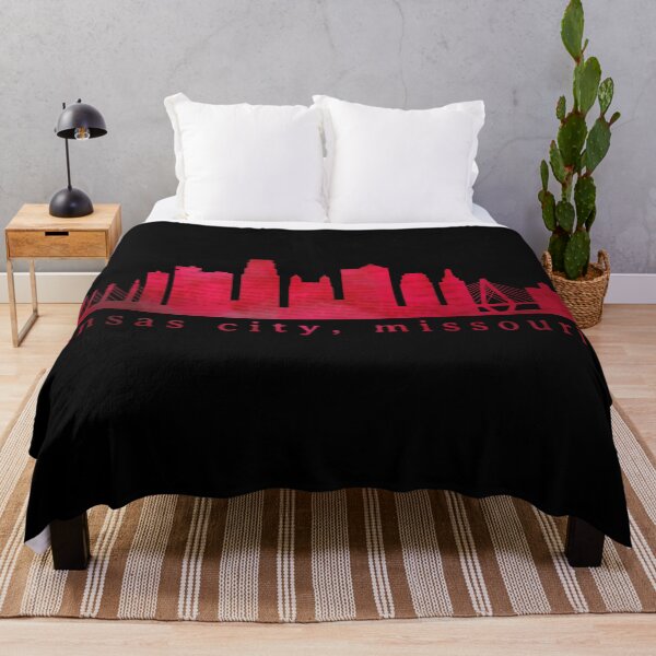 Item preview, Kansas City Skyline Watercolor Grunge - Bold 21 designed and sold by calliew1217.