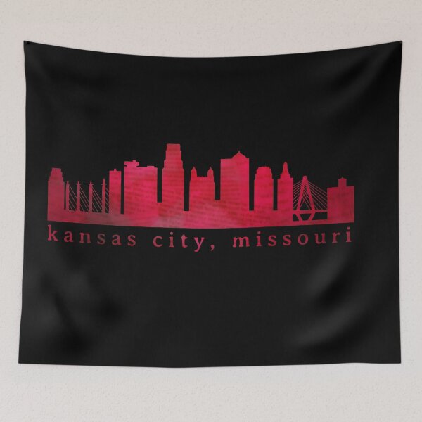 Item preview, Kansas City Skyline Watercolor Grunge - Bold 21 designed and sold by calliew1217.