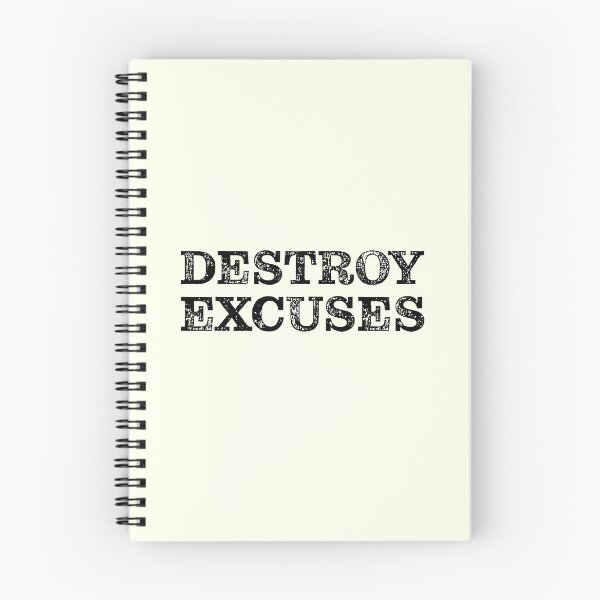 Item preview, Destroy Excuses | Motivational | Inspirational | Minimalist #2 designed and sold by JirehKollezion.