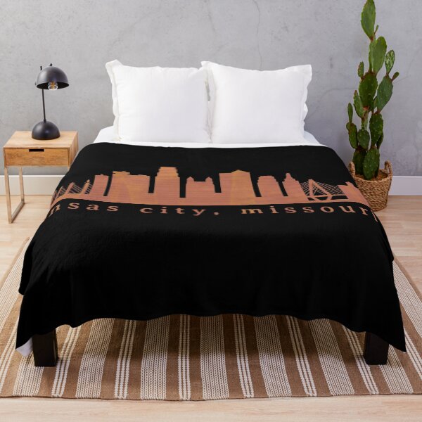 Item preview, Kansas City Skyline Watercolor Grunge - Bold 22 designed and sold by calliew1217.