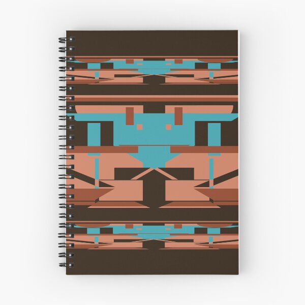 Item preview, Teal Tan on Dark Brown Southwest Art Design designed and sold by ElasticPixels.