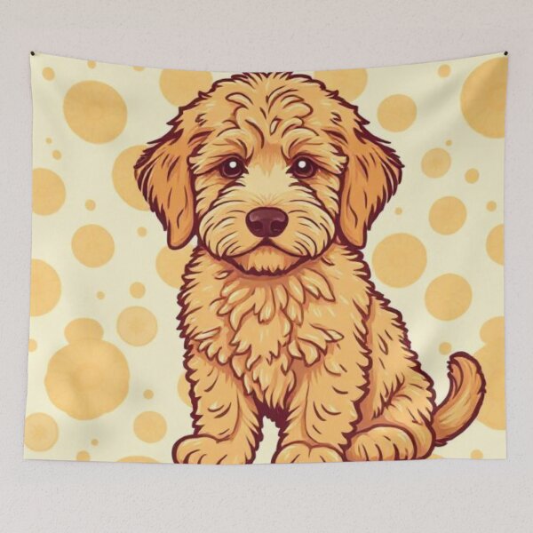 Item preview, Goldendoodle  designed and sold by AllAroundArtist.