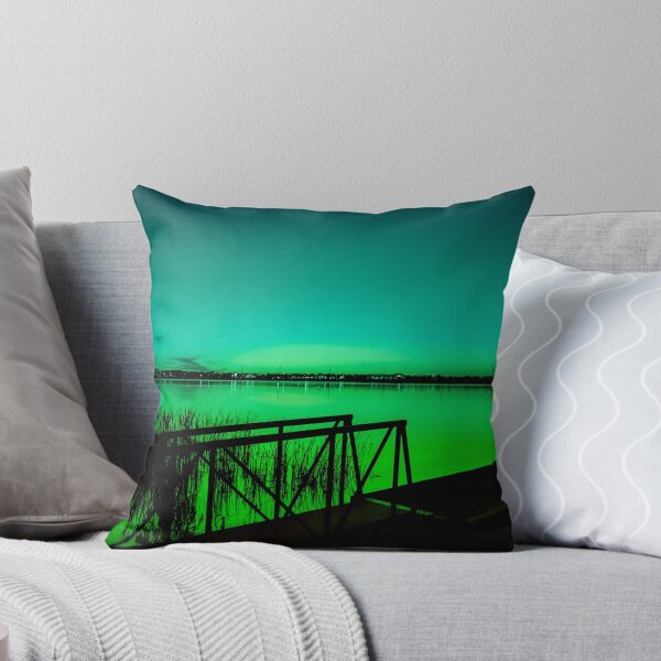 Item preview, Neon Calm – Electric Green Horizon designed and sold by Courageous Uncaged.