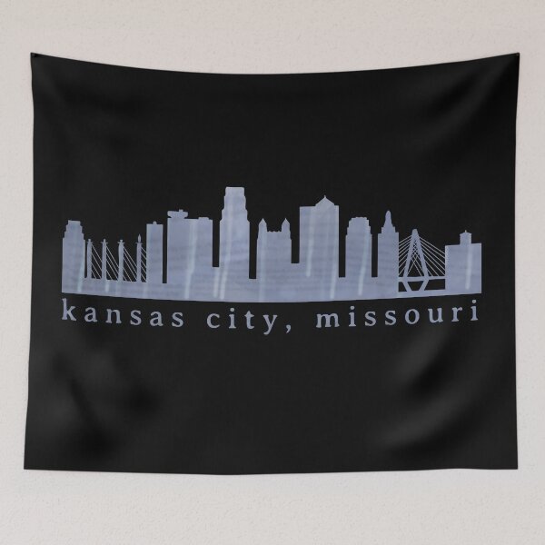 Item preview, Kansas City Skyline Watercolor Grunge - Bold 23 designed and sold by calliew1217.