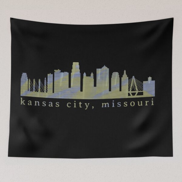 Item preview, Kansas City Skyline Watercolor Grunge - Bold 24 designed and sold by calliew1217.