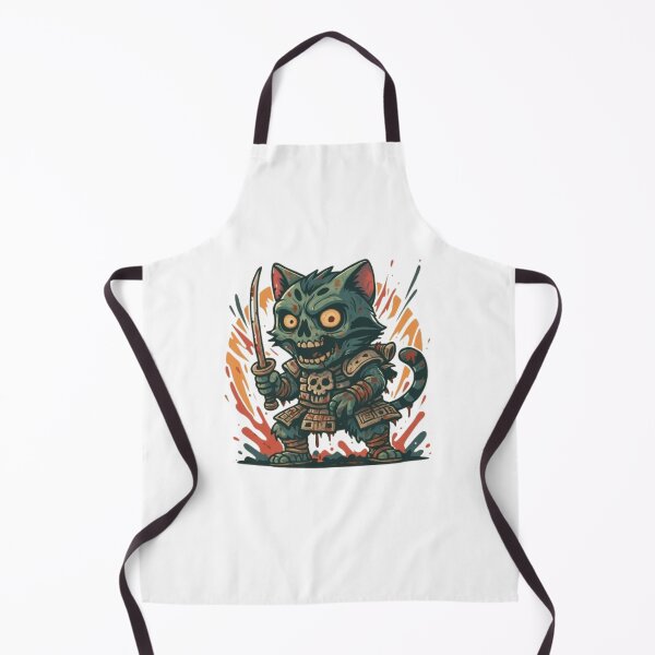 Item preview, Zombie Cat Samurai designed and sold by FLATVAC STICKER.
