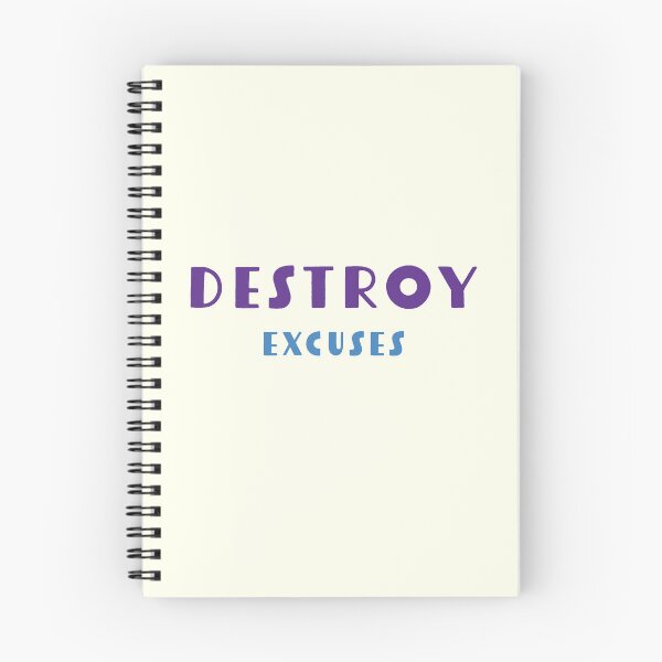 Item preview, Destroy Excuses | Motivational | Inspirational | Minimalist #3 designed and sold by JirehKollezion.