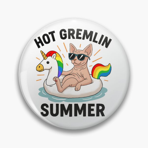Item preview, Hot Gremlin Summer – Pride Edition designed and sold by TinyWinsStudio.
