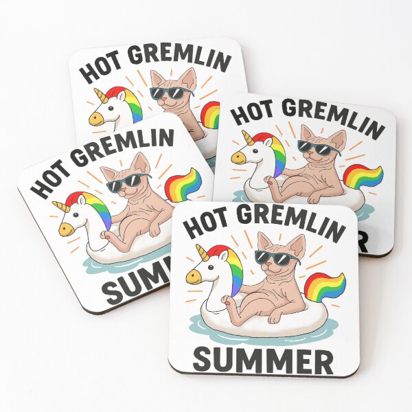 Item preview, Hot Gremlin Summer – Pride Edition designed and sold by TinyWinsStudio.