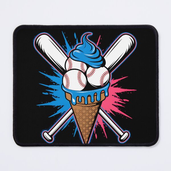 Item preview, Baseball Ice Cream Watercolor Sports Lover Ice Cream Cone designed and sold by MAKOPOKOShop.