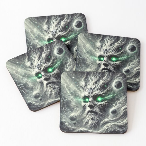 Item preview, "Mímir – Cosmic Guardian of Wisdom and Memory | Norse Astral Myth Fantasy Art" designed and sold by Umbra666.