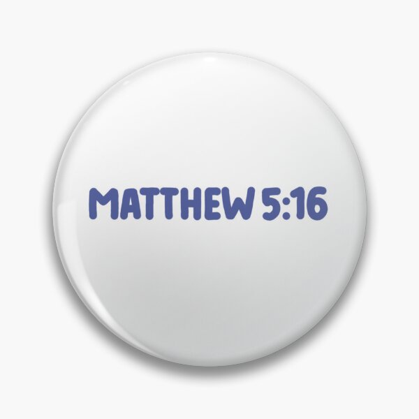 Item preview, Matthew 5:16 navy blue designed and sold by LRM_ artz.