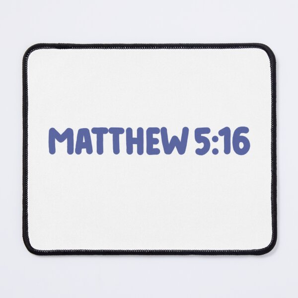 Item preview, Matthew 5:16 navy blue designed and sold by LRM_ artz.