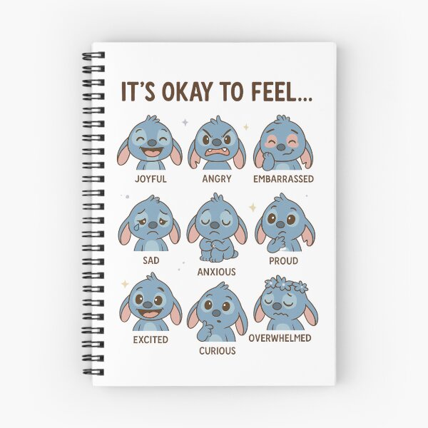 Item preview, Its Ok to Feel... - Stitch - Applied Behavior Analysis - ABA - Behavioral therapy designed and sold by Ausome  Behavior.