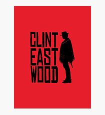 Clint Eastwood - Red Dead Redemption style Photographic Print