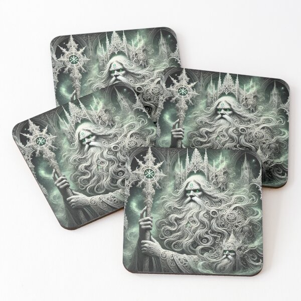 Item preview, "Hœnir – Silent God of Decision and Spirit | Norse Gothic Myth Fantasy Art" designed and sold by Umbra666.