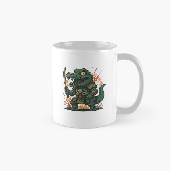 Item preview, Zombie Crocodile Samurai designed and sold by FLATVAC STICKER.