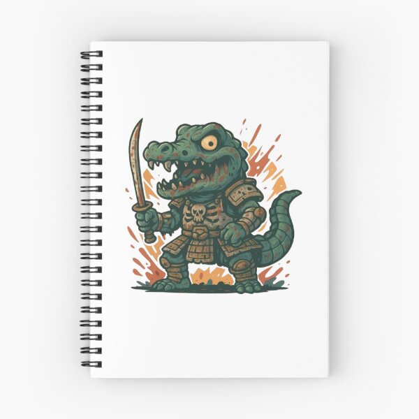 Item preview, Zombie Crocodile Samurai designed and sold by FLATVAC STICKER.