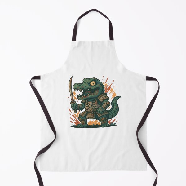Item preview, Zombie Crocodile Samurai designed and sold by FLATVAC STICKER.