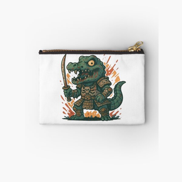 Item preview, Zombie Crocodile Samurai designed and sold by FLATVAC STICKER.