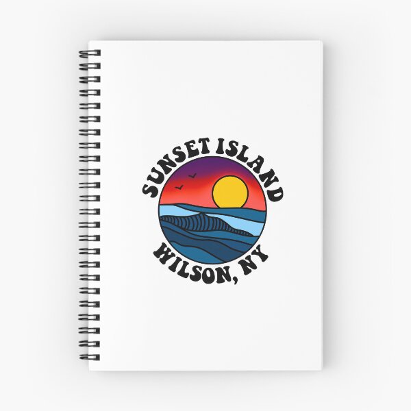 Item preview, Sunset Island Circular Dark  designed and sold by Sarah M Coleman Design .