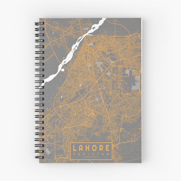 Item preview, Lahore City Map of Punjab, Pakistan - Bauhaus designed and sold by deMAP.