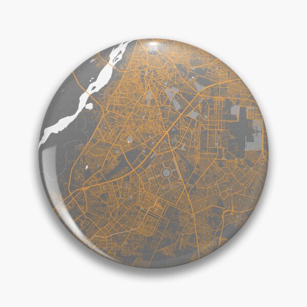 Item preview, Lahore City Map of Punjab, Pakistan - Bauhaus designed and sold by deMAP.