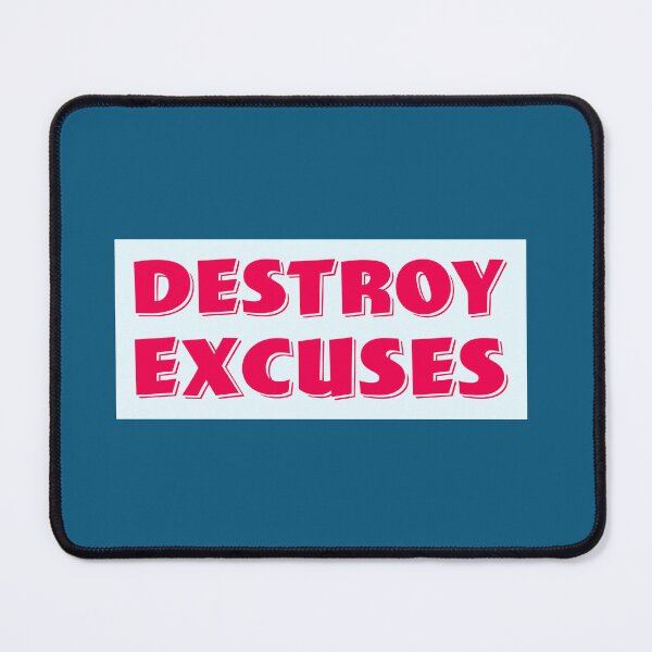 Item preview, Destroy Excuses | Motivational | Inspirational | Minimalist #4 designed and sold by JirehKollezion.