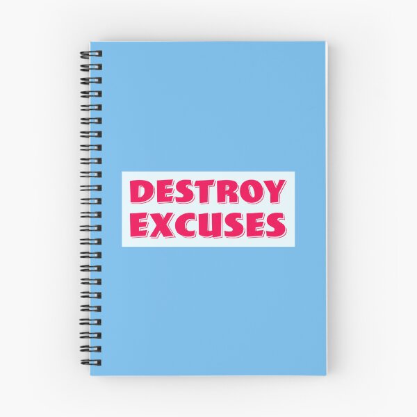 Item preview, Destroy Excuses | Motivational | Inspirational | Minimalist #4 designed and sold by JirehKollezion.