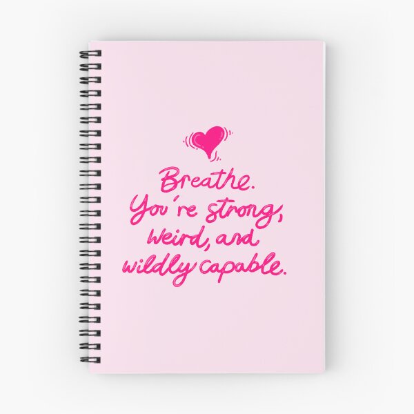 Item preview, Strong Weird Capable Affirmation Quote designed and sold by Jess.a.creates.