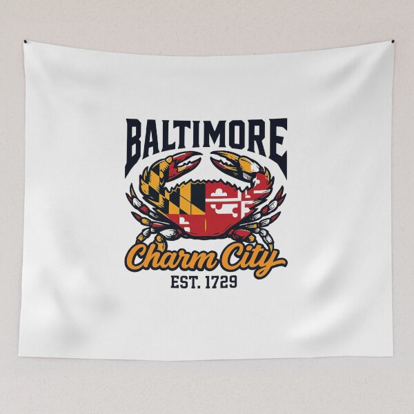 Item preview, Baltimore Charm City – Urban Pride  Heritage Tee   designed and sold by ezuldeen48.