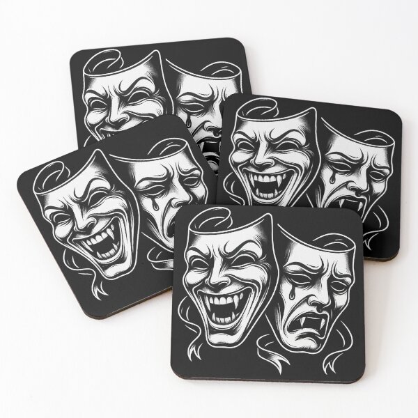 Item preview, Laugh Now Cry Later Fang Masks designed and sold by FabTragedy.