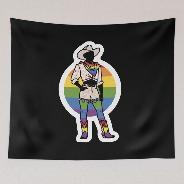 Item preview, Pride Month Cowgirl designed and sold by PinUpPizzazz.