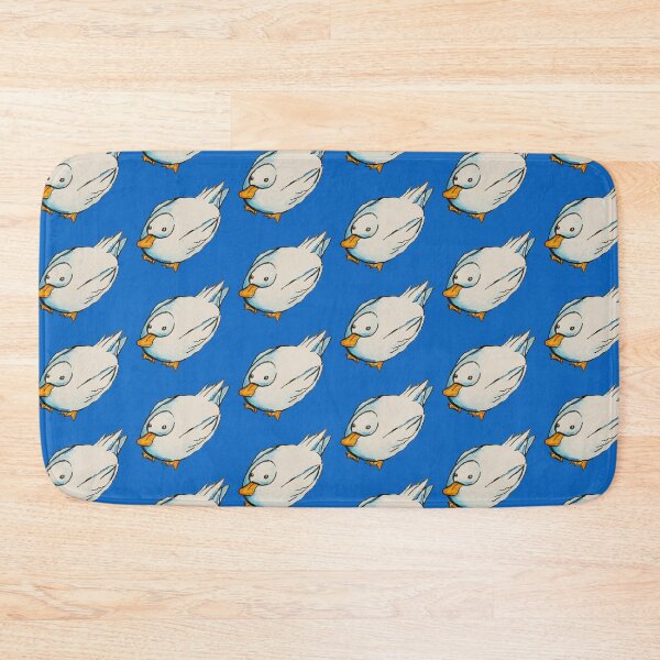 Item preview, Watercolor illustration of a white duck with a downward view designed and sold by fmpanis98.