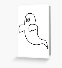 Cutie Ghost Greeting Card