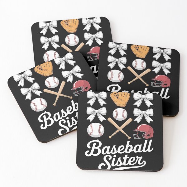 Item preview, Baseball Sister Coquette Bow Girls Cheer Baseball designed and sold by MAKOPOKOShop.