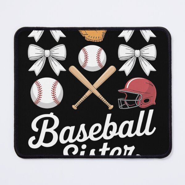 Item preview, Baseball Sister Coquette Bow Girls Cheer Baseball designed and sold by MAKOPOKOShop.