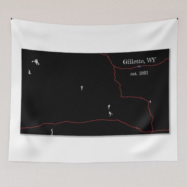 Item preview, Gillette, WY designed and sold by PhilbonianDezin.