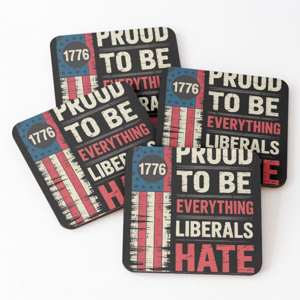 Item preview, Proud To Be Everything Liberals Hate 1776 Flag designed and sold by Nekusa.