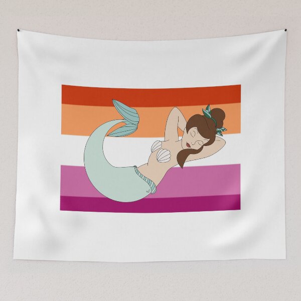Item preview, Sapphic Mermaid designed and sold by urlocalartfairy.