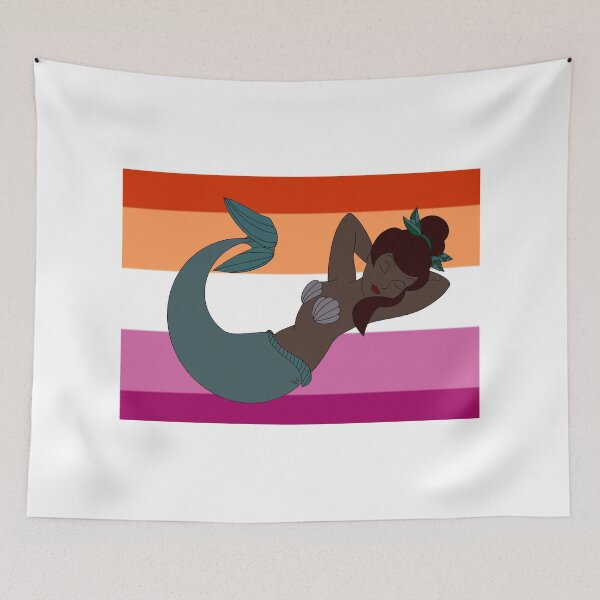 Item preview, Sapphic Mermaid designed and sold by urlocalartfairy.