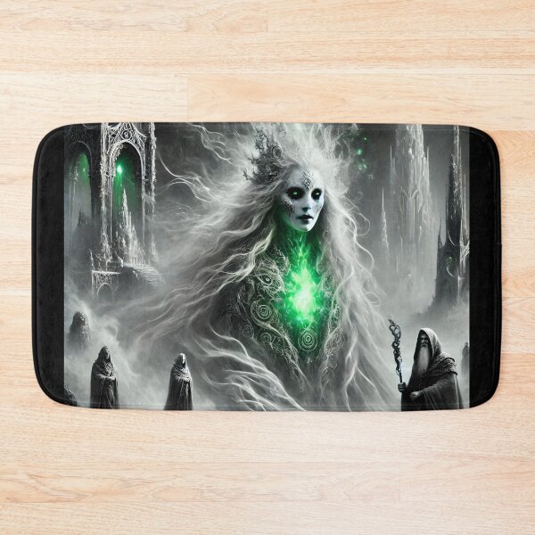 Item preview, "Gullveig – Norse Seeress of Flame, Gold, and Rebirth | Dark Prophetic Fantasy Art" designed and sold by Umbra666.