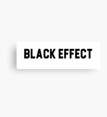 BLACK. EFFECT. Canvas Print