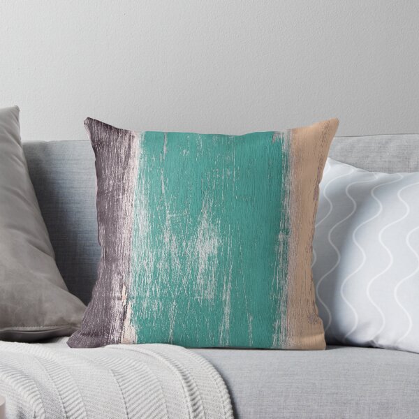 Item preview, Reclaimed Wood (brown, teal, peach) designed and sold by 416studios.
