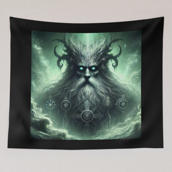 Item preview, "Borr - The Cosmic Ancestor of Odin | Norse Mythology Art" designed and sold by Umbra666.