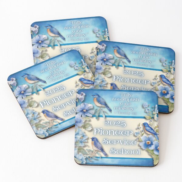 Item preview, JW Pioneer School- Blue Bird Floral designed and sold by Janna Perry Designs.